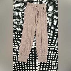 Athleta Salutation Jogger In Powervita Women's XS Mauve High Rise Pockets Yoga